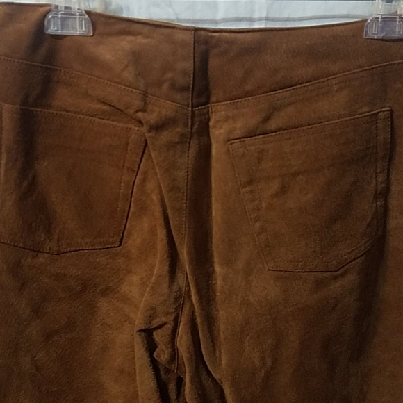 Tan Suede Pants - Picture 4 of 8